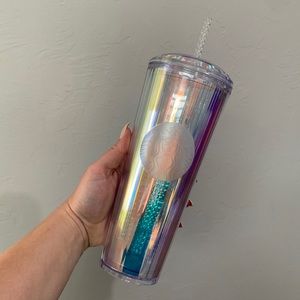 Starbucks Clear Iridescent Kaleidoscope Tumbler